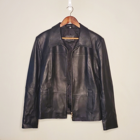BOUTIQUE OF LEATHER Women's 100% Leather Jacket - Picture 3 of 9